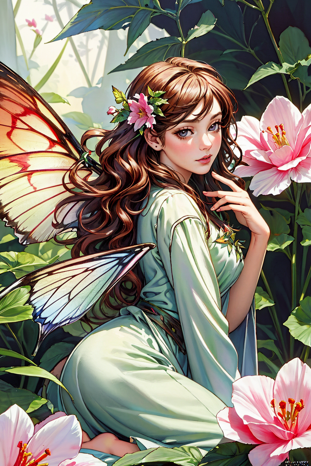 01075-3885879149-((Masterpiece, best quality,edgQuality)), _edgFae,flower fairy, a fairy surrounded with flowers ,drawn in edgFae style,wearing e.png